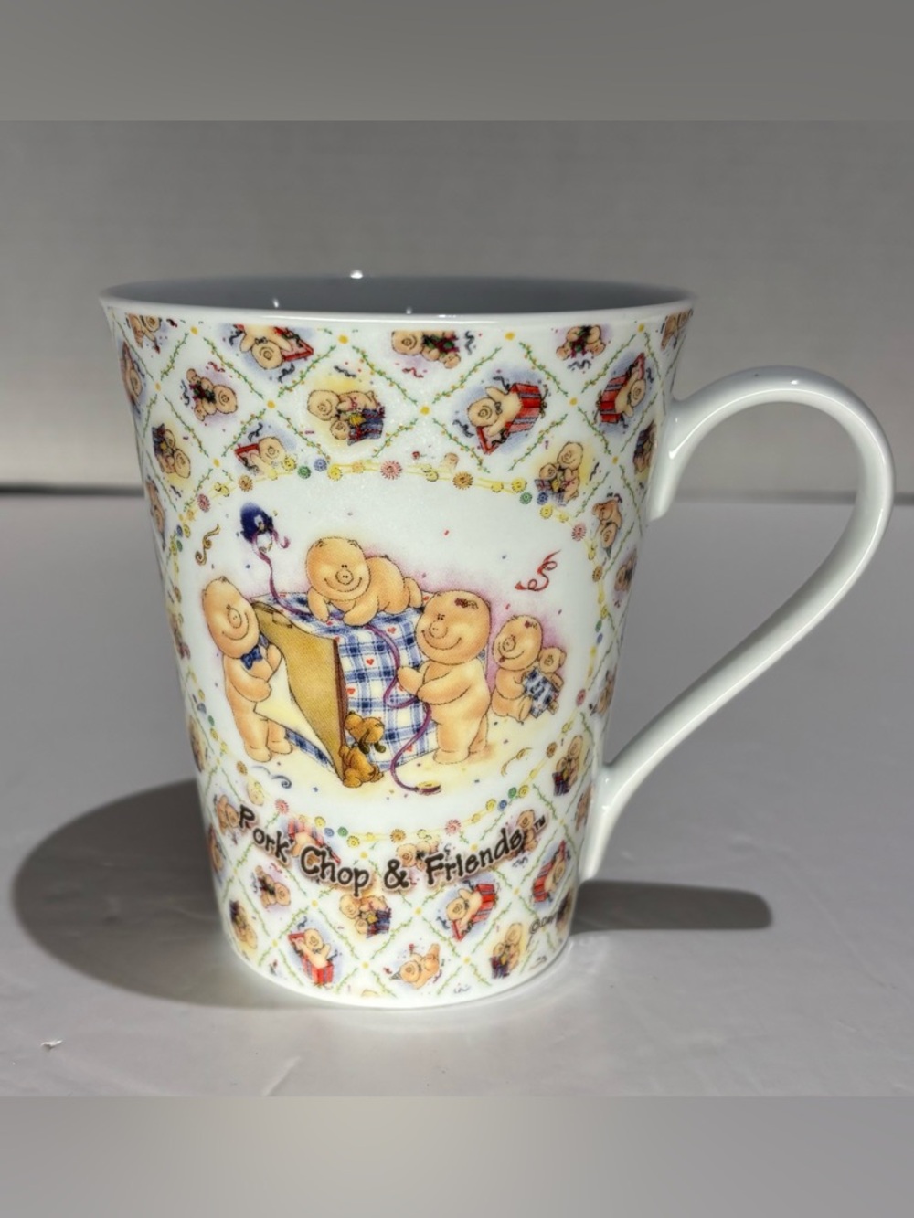 Vintage 2000’s Pork Chop & Friends Mug Tea Coffee Cup Hong Kong Y2K Collectible